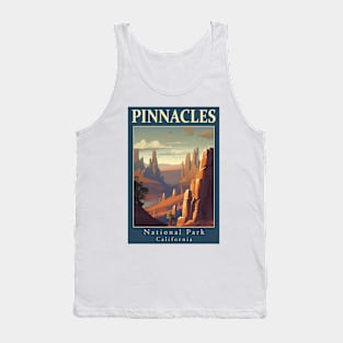 Pinnacles National Park Travel Poster Tank Top